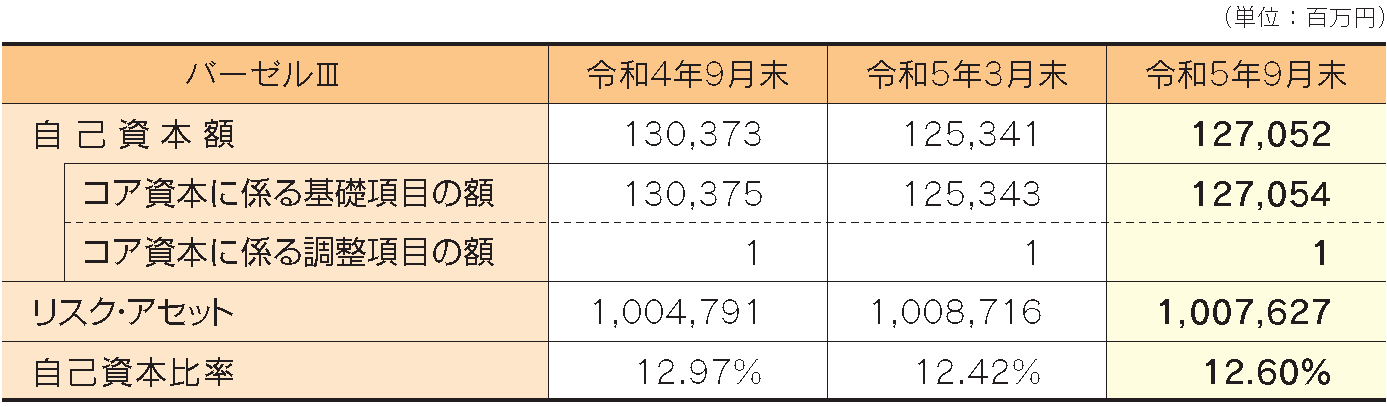 自己資本比率の状況