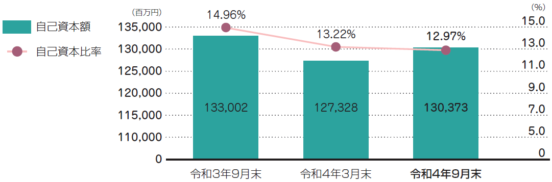 自己資本比率の状況