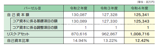 自己資本比率の状況